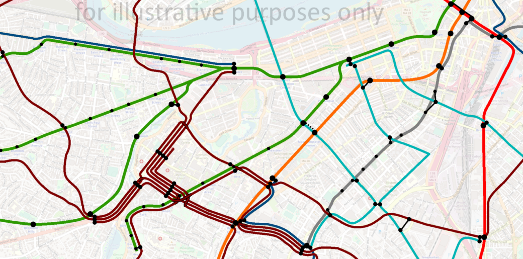 Mapping The MBTA Bus Network Redesign - Rails, Roads, And Riverside